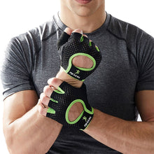 Load image into Gallery viewer, Professional Gym Fitness Gloves Power Weight Lifting Women Men Crossfit Workout Bodybuilding Half Finger Hand Protector