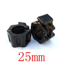Load image into Gallery viewer, 1 Pair 25mm Spinlock Collars Barbell Collar Lock Dumbell Clips Clamp Weight lifting Bar Gym Dumbbell Fitness Body Building
